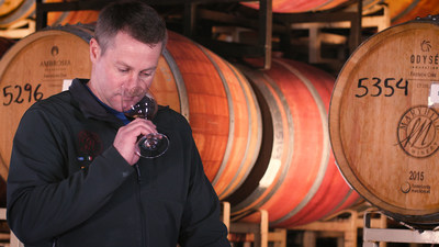 Maryhill Winery's winemaker, Richard Batchelor. Photo credit Maryhill Winery.