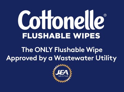 Together Kimberly-Clark and JEA are launching a new campaign intended to remind residents of what not to flush, and importantly, that flushable wipes – specifically Cottonelle® flushable wipes – are a solution to the problems related to non-flushable wipes in their sewers.