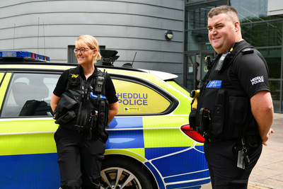 Dyfed-Powys Police Is First UK Force to Roll Out Axon Fleet 2 In-Car Video System (PRNewsFoto/Axon)