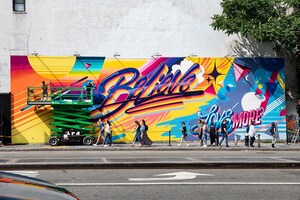 Queen Andrea Takes Over Iconic Houston Bowery Wall