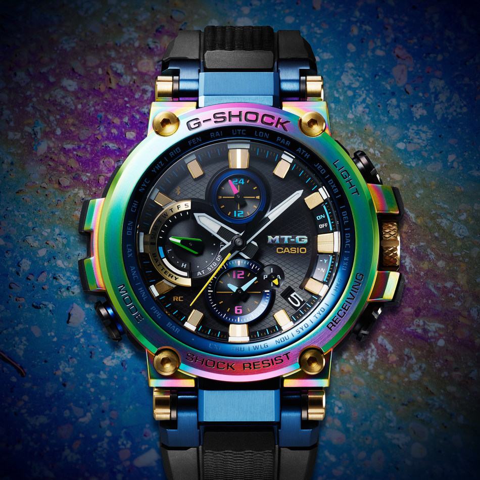 Casio GSHOCK Announces Retail Availability Of MTG Model In Rainbow