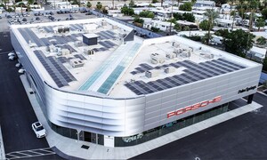 SunPower Solar System on World's First 'Destination Porsche' Prototype Dealership Designed and Installed by Renova Energy