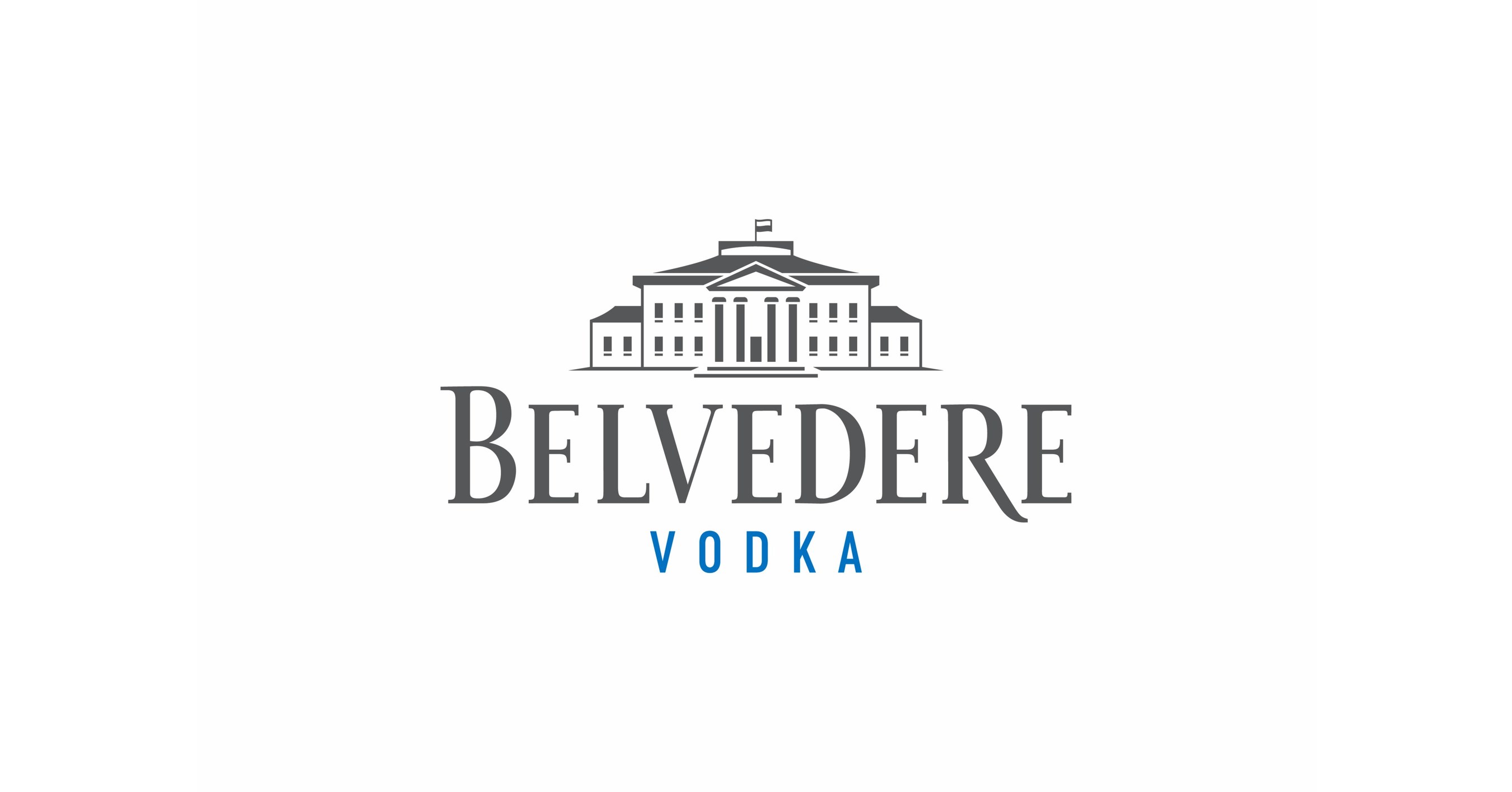 Belvedere Vodka Logo on Some Bottles for Sale. Belvedere a Brand