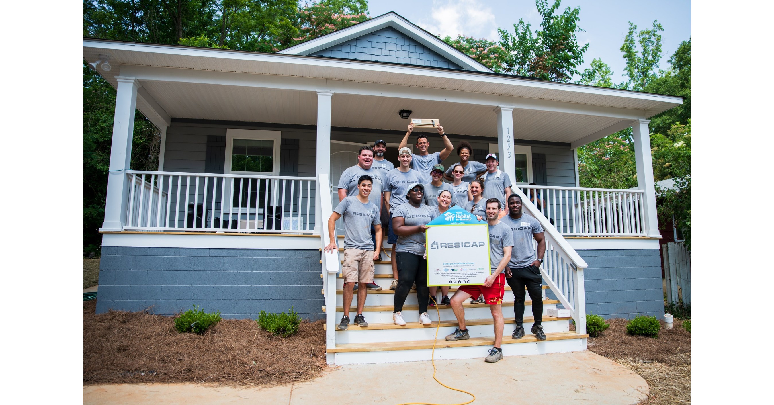 RESICAP sponsors, completes first full home build with Atlanta Habitat