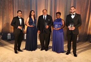 Ksquare's CEO, Dirgesh Patel, receives the Innovator of the Year Award from INROADS, an educational program inspired by Martin Luther King Jr. at the 2019 Founder's Day Benefit Gala Presented by P&amp;G