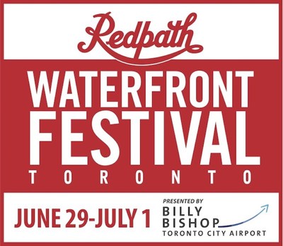 Redpath Waterfront Festival logo. (CNW Group/Water's Edge Festivals & Events)