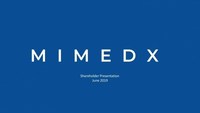 MiMedx Issues New Presentation for Investors in Advance of 2018 Annual Meeting
