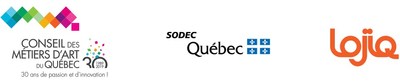 Logo : CMAQ SODEC LOJIQ (Groupe CNW/Les Offices Jeunesse Internationaux du Qubec)