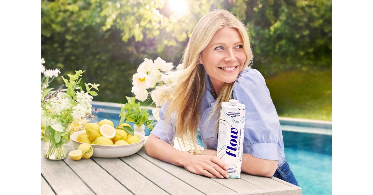 Flow Alkaline Spring Water Announces Campaign With Gwyneth Paltrow