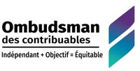 Logo : Bureau de l'ombudsman des contribuables (Groupe CNW/Bureau de l'ombudsman des contribuables)