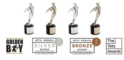 Golden Boy Wins 4 Telly Awards (PRNewsfoto/Golden Boy)