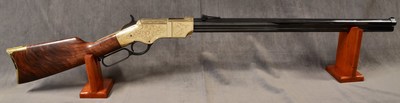 The New Henry Original, manufactured by Henry Repeating Arms, is true to the design of the 1860’s-era Henry rifle patented by Benjamin T. Henry.