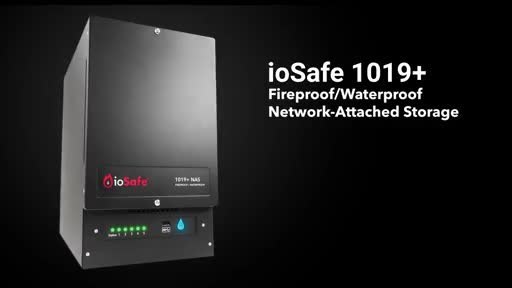 Le périphérique de stockage en réseau (NAS) ioSafe 1019+, ignifuge et étanche, assure la continuité des activités en cas de sinistre.