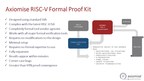 Axiomise announces the availability of RISC-V Formal Proof Kit