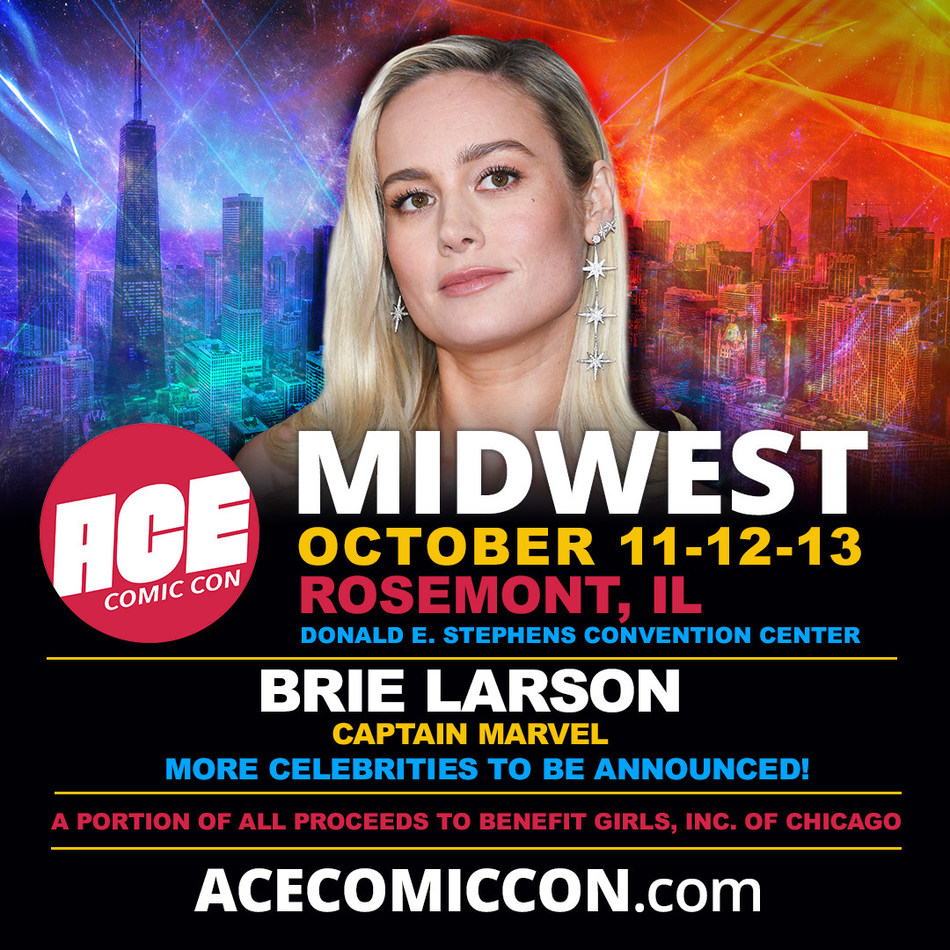 Brie Larson Leads ACE Comic Con's Return to the Midwest at Donald E