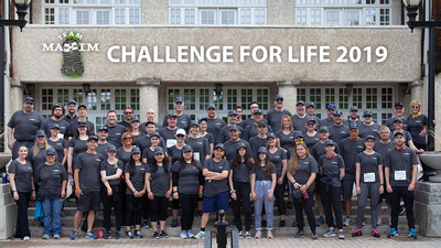 Team Maxim Truck & Trailer included 37 walkers and 31 event volunteers for the 2019 CancerCare Challenge for Life. (CNW Group/Maxim Truck & Trailer)