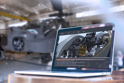 Lockheed Martin’s RELY3D® tool offers interactive training and features that support the reduction of maintenance time on Apache helicopter sensor systems. Lockheed Martin’s RELY3D® tool offers interactive training and features that support the reduction of maintenance time on Apache helicopter sensor systems.