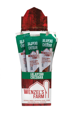 Wenzel's Farm Introduces Jalapeno Cheddar Snack Sticks