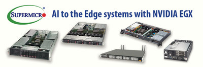 Supermicro oferece grande variedade de sistemas para Plataforma de Computação NVIDIA EGX Edge