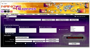 New Nano Express Software Puts Creating TV Channels into Hands of Individual Publishers