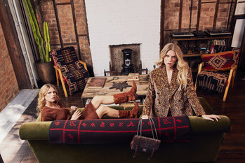 To bring the collection and rock theme to life, eBay and What Goes Around Comes Around tapped IT girls Theodora and Alexandra Richards for the campaign's look book.