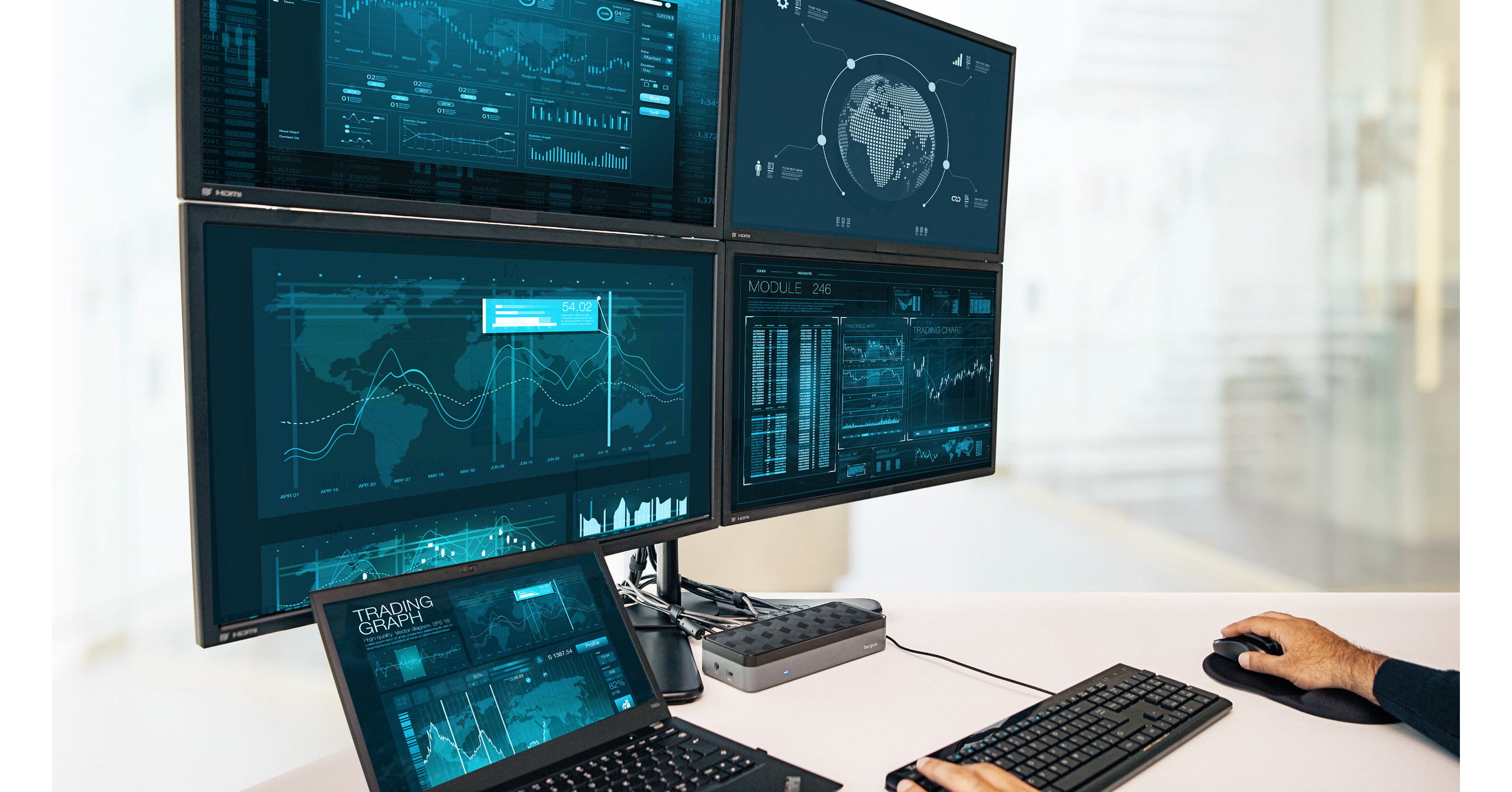 Targus Brings FirstToMarket Quad 4K Docking Station to Display Industry with CostEffective