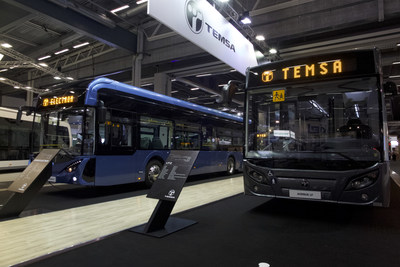 TEMSA exhibited three vehicles including two electric versions at the UITP summit in Stockholm
