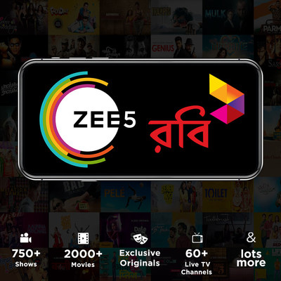 Global Streaming Service ZEE5 now Available for Robi and Airtel Customers