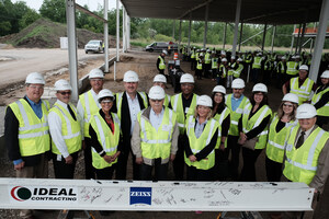 ZEISS completes steel construction of new state-of-the-art facility in Michigan