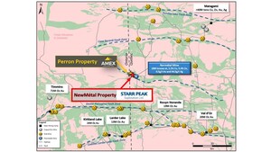 Starr Peak Acquires Newmétal Property, Contiguous with Amex Exploration's Perron Property and Past-Producing Normétal Mine in Quebec