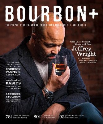 Bourbon+ Summer 2019 Issue Features Jeffrey Wright and Uncle Nearest Premium Whiskey on Cover