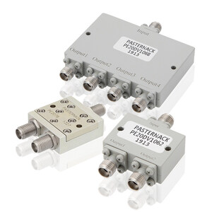Pasternack Debuts New High Frequency Power Dividers that Deliver Low Insertion Loss and are Available with Same-Day Shipping