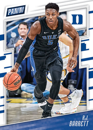 Panini America Signs Exclusive Trading Card Agreement With Projected 2019 NBA Draft Lottery Pick RJ Barrett