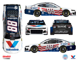 Alex Bowman to Drive Valvoline American Heroes Paint Scheme in Independence Day Weekend Race at Daytona
