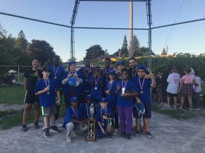 Boys and Girls Club Baseball Winning Team 2018 Lixar Lightening (CNW Group/Lixar IT)