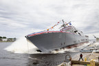 Littoral Combat Ship 21 (Minneapolis-Saint Paul) Christened and Launched