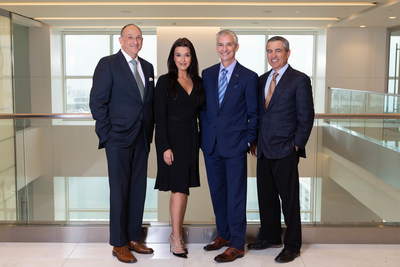 From L-R: Shutts partners Alexander I. Tachmes, Angela de Cespedes, Marc Sarnoff and Florentino “Tino” Gonzalez