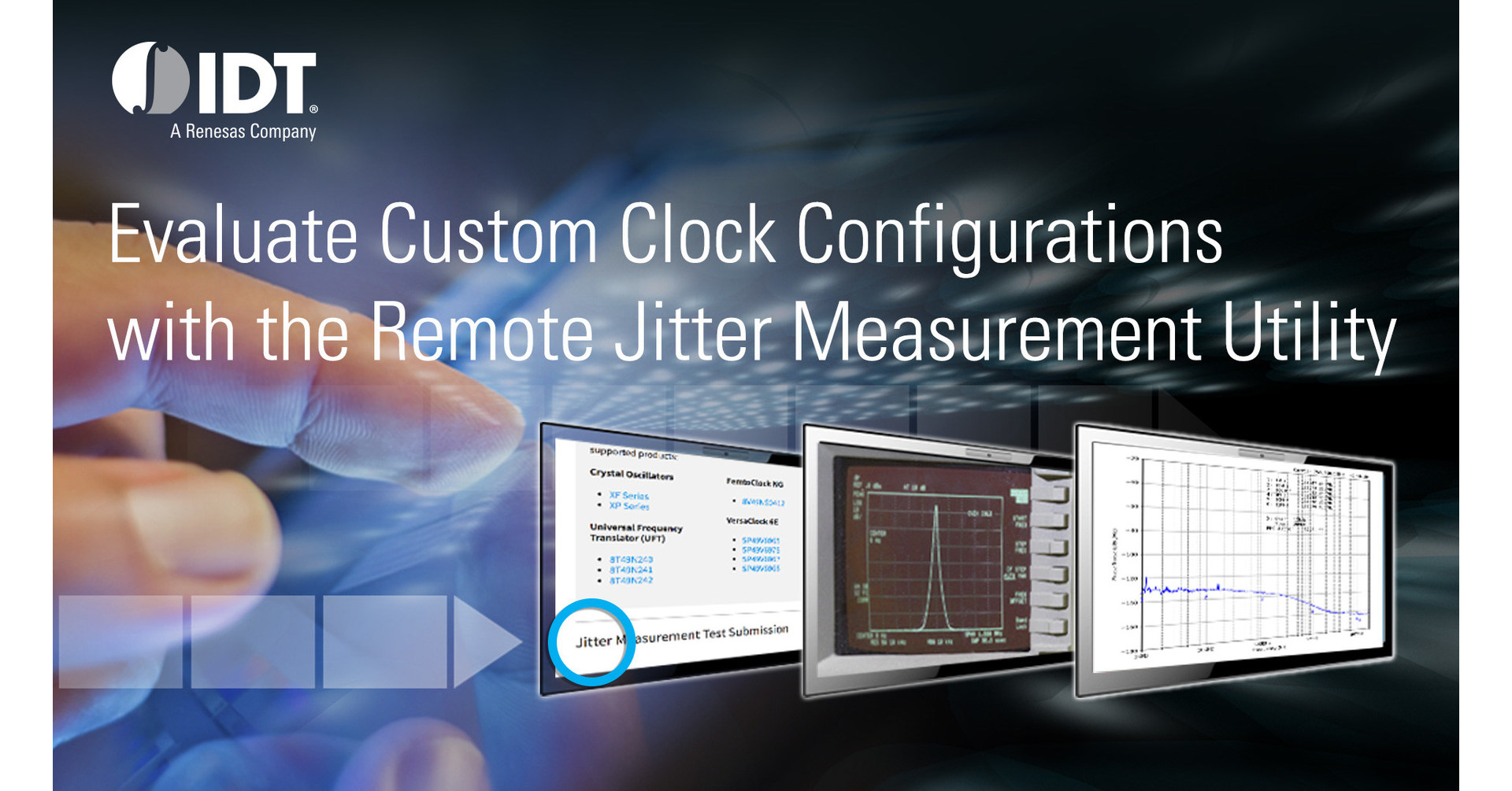 IDT's WebBased Jitter Measurement Utility Gives Product Designers
