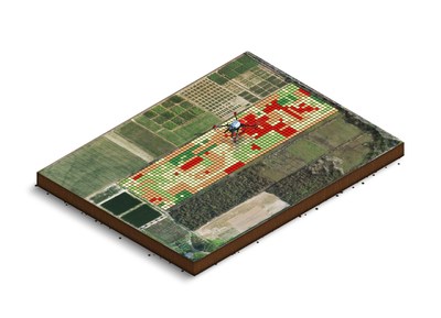By utilising data collected via XAG's drones and IoT devices in the Intelligent Farm Management System, prescription sprayings can be done accordingly when treating crops in the future.