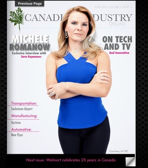 Sara Kopamees interviews Michele Romanow for Canadian Industry magazine