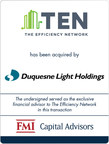 FMI Advises The Efficiency Network on Sale to Duquesne Light Holdings