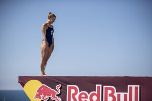 SkyView Partners Sponsors Elite Competitor Lysanne Richard In Red Bull Cliff Diving World Series