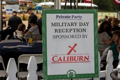 Military Day Appreciation reception at Upperville Colt and Horse Show.