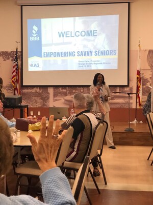 Orange County Seniors Learn New Anti-Scam Defenses from the BBB and AAG