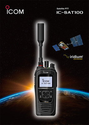 Icom's IC-SAT100, operating over the Iridium network, is the world's only 100% global Satellite PTT Radio and it is now commercially available.