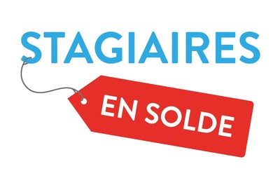 Logo : campagne de mobilisation Stagiaires en solde (Groupe CNW/Fdration tudiante collgiale du Qubec (FECQ))