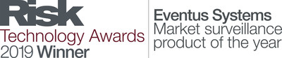 Eventus Systems Wins Market Surveillance Product of the Year in Risk Technology Awards 2019