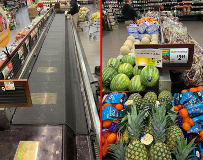 Food Freshness Card installation in supermarkets