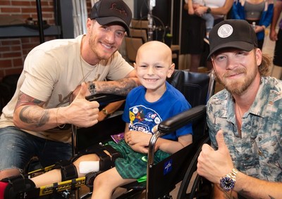 Florida Georgia Line meets with St. Jude patient Jackson at St. Jude Children’s Research Hospital, Saturday, June 15, 2019.