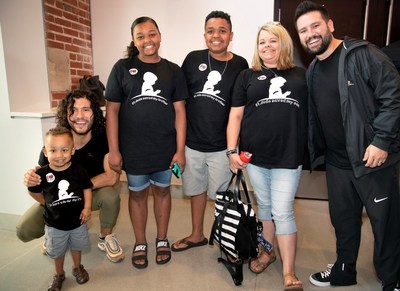Dan + Shay meets with patient families after a surprise performance at St. Jude Children’s Research Hospital, Saturday, June 15, 2019.
